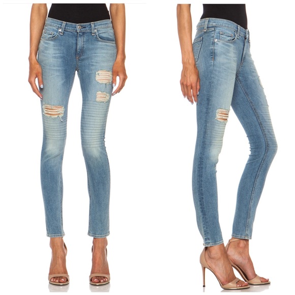 rag & bone Denim - Rag & Bone Convoy skinny distressed jeans